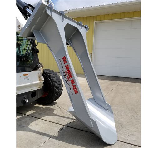 skid steer spade blade attachment